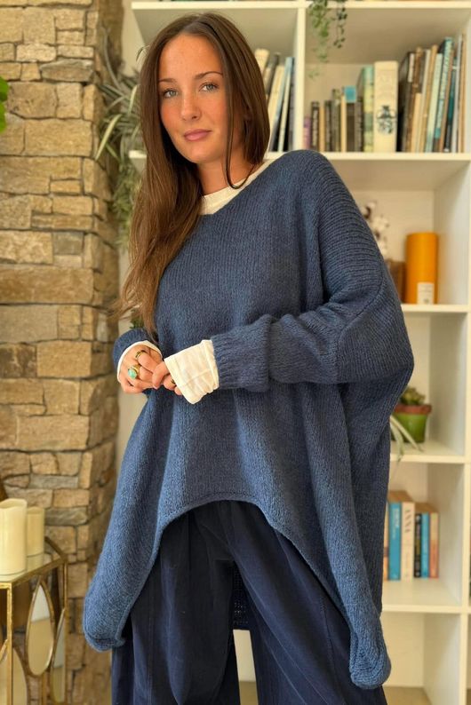 Big Softie Archie Slouch Knit Navy